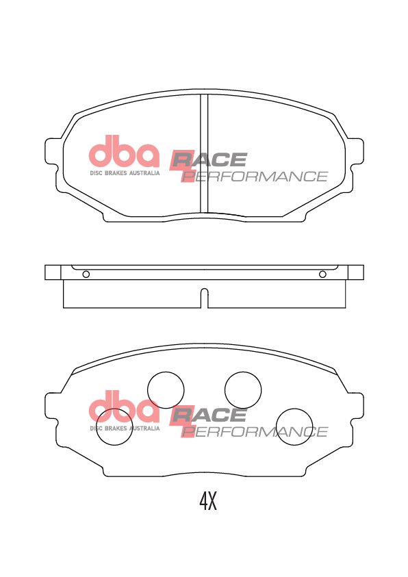 Front Race Performance Brake Pads