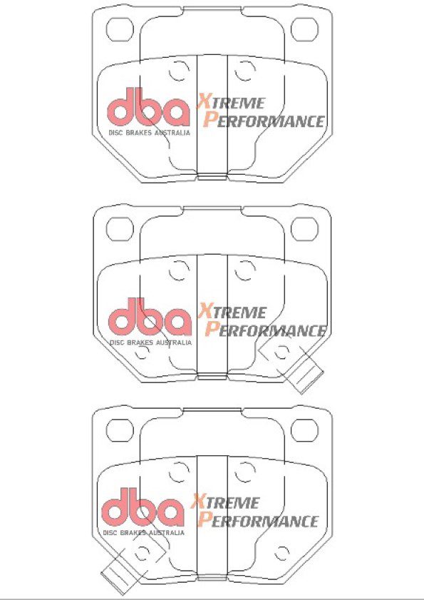 Rear Xtreme Performance Brake Pads