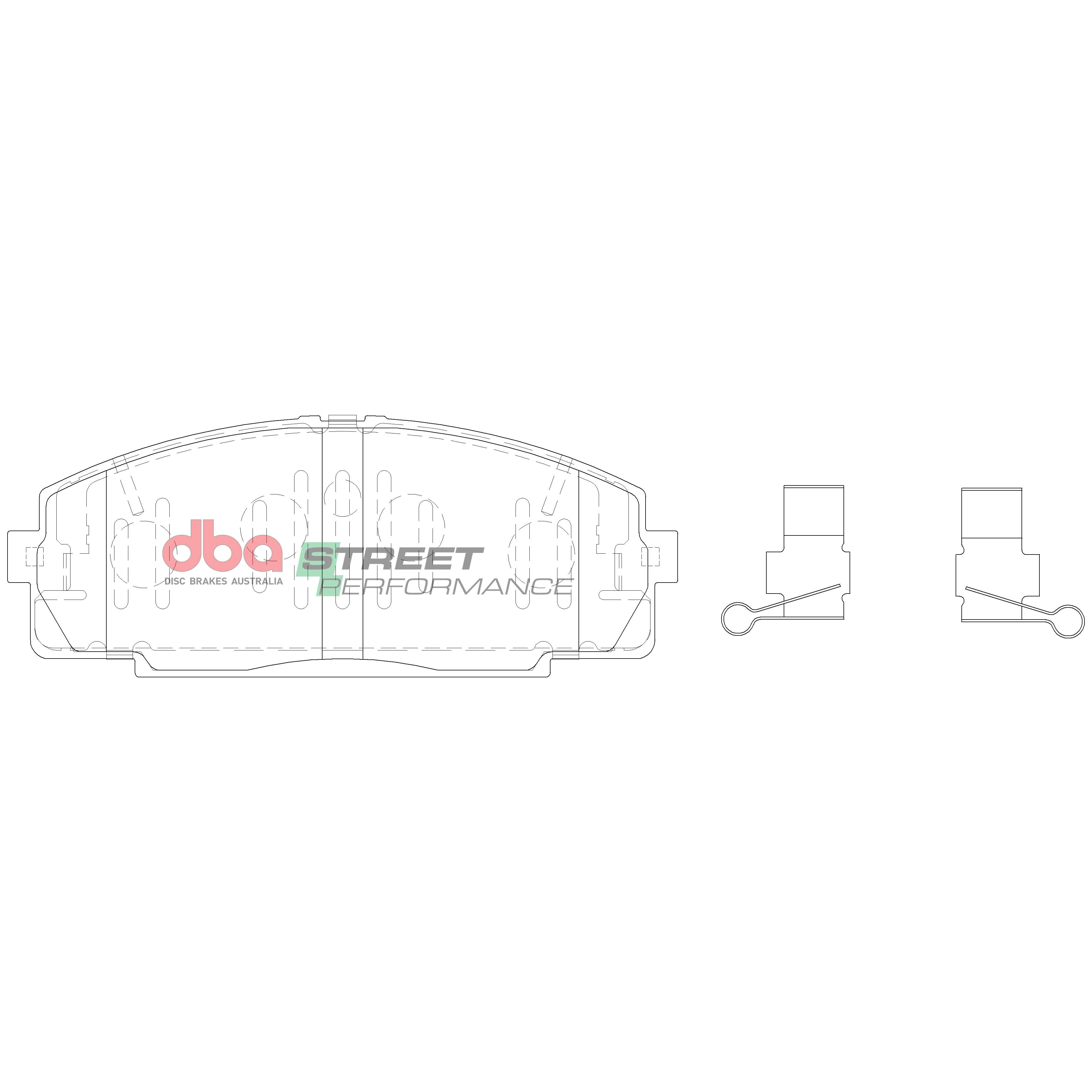 Front Street Performance Brake Pads