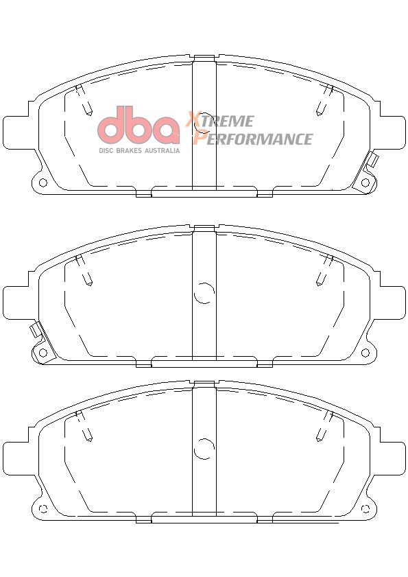 Front Xtreme Performance Brake Pads