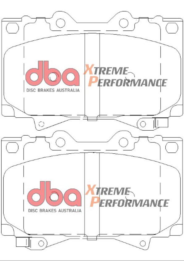 Front Xtreme Performance Brake Pads