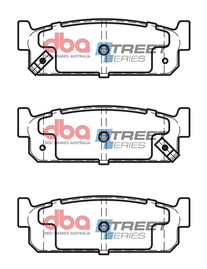 Rear Street Series Brake Pads