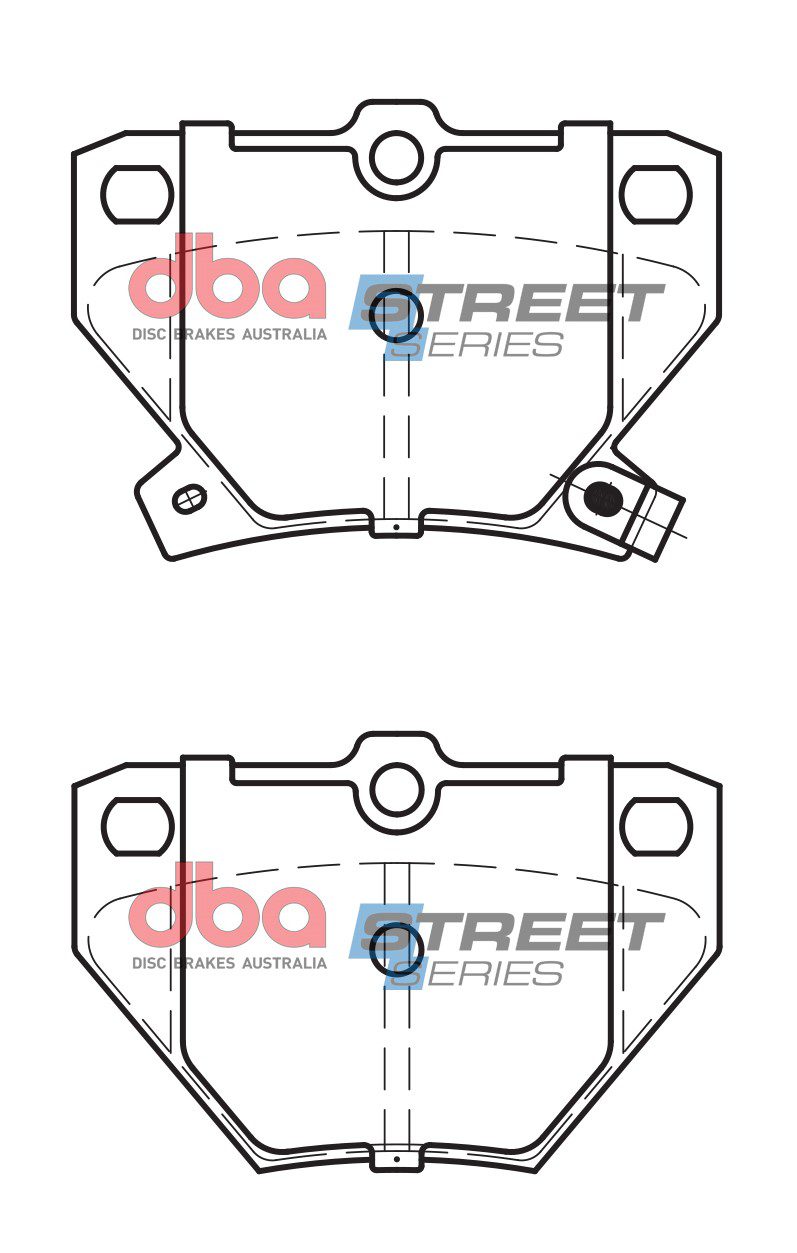 Rear Street Series Brake Pads