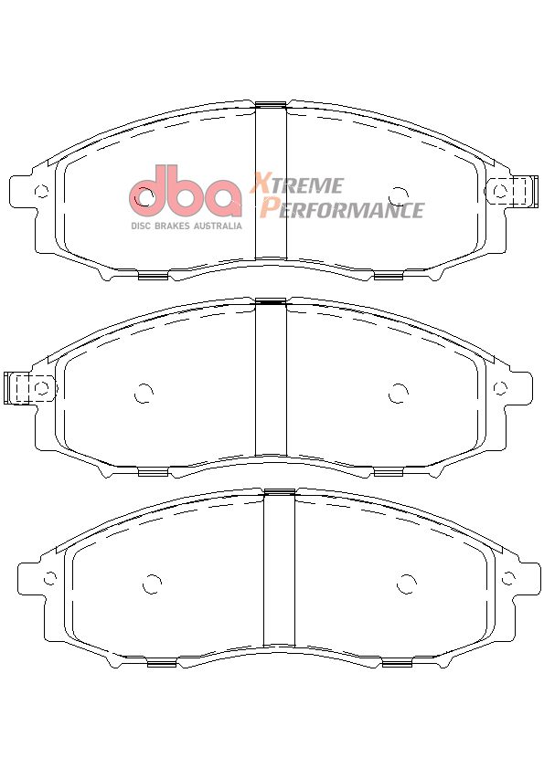 Front Xtreme Performance Brake Pads