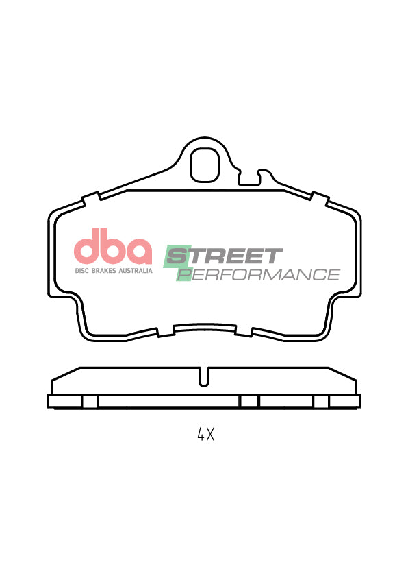 Rear Street Performance Brake Pads