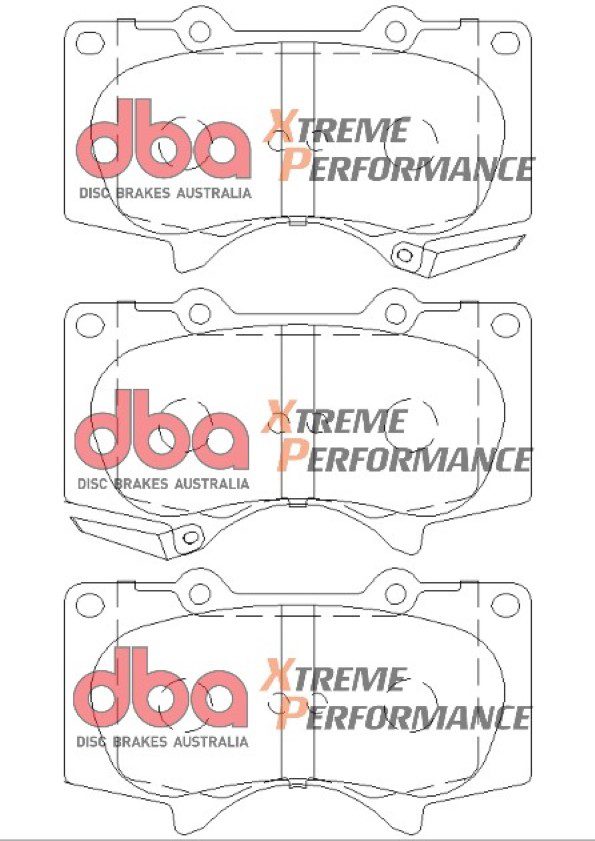 Front Xtreme Performance Brake Pads