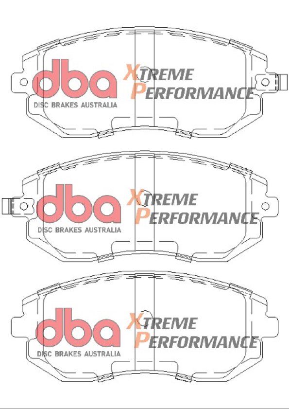 Front Xtreme Performance Brake Pads