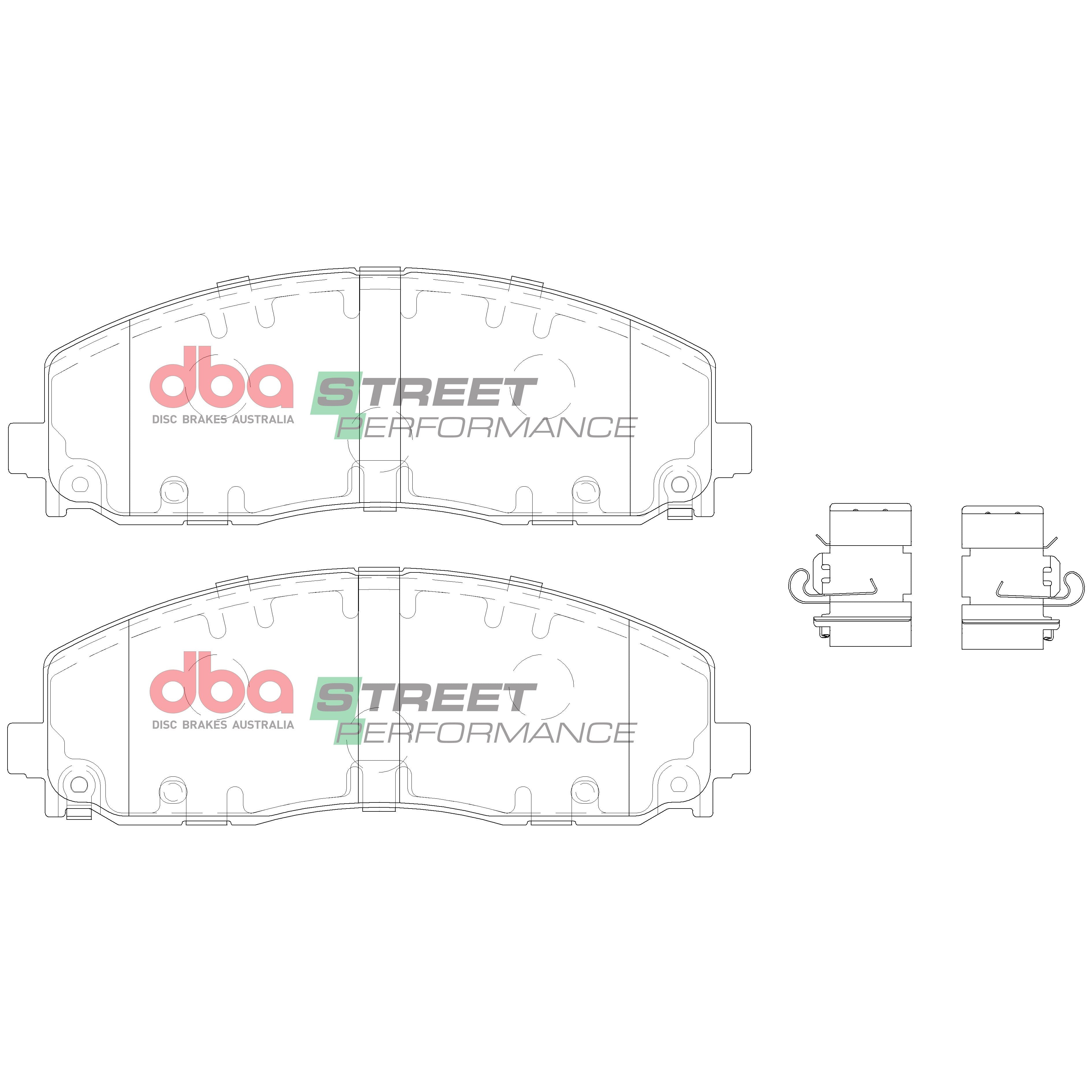 Front Street Performance Brake Pads