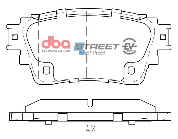 Rear Street Series EV Brake Pads