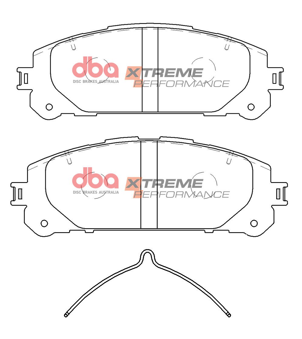 Front Xtreme Performance Brake Pads
