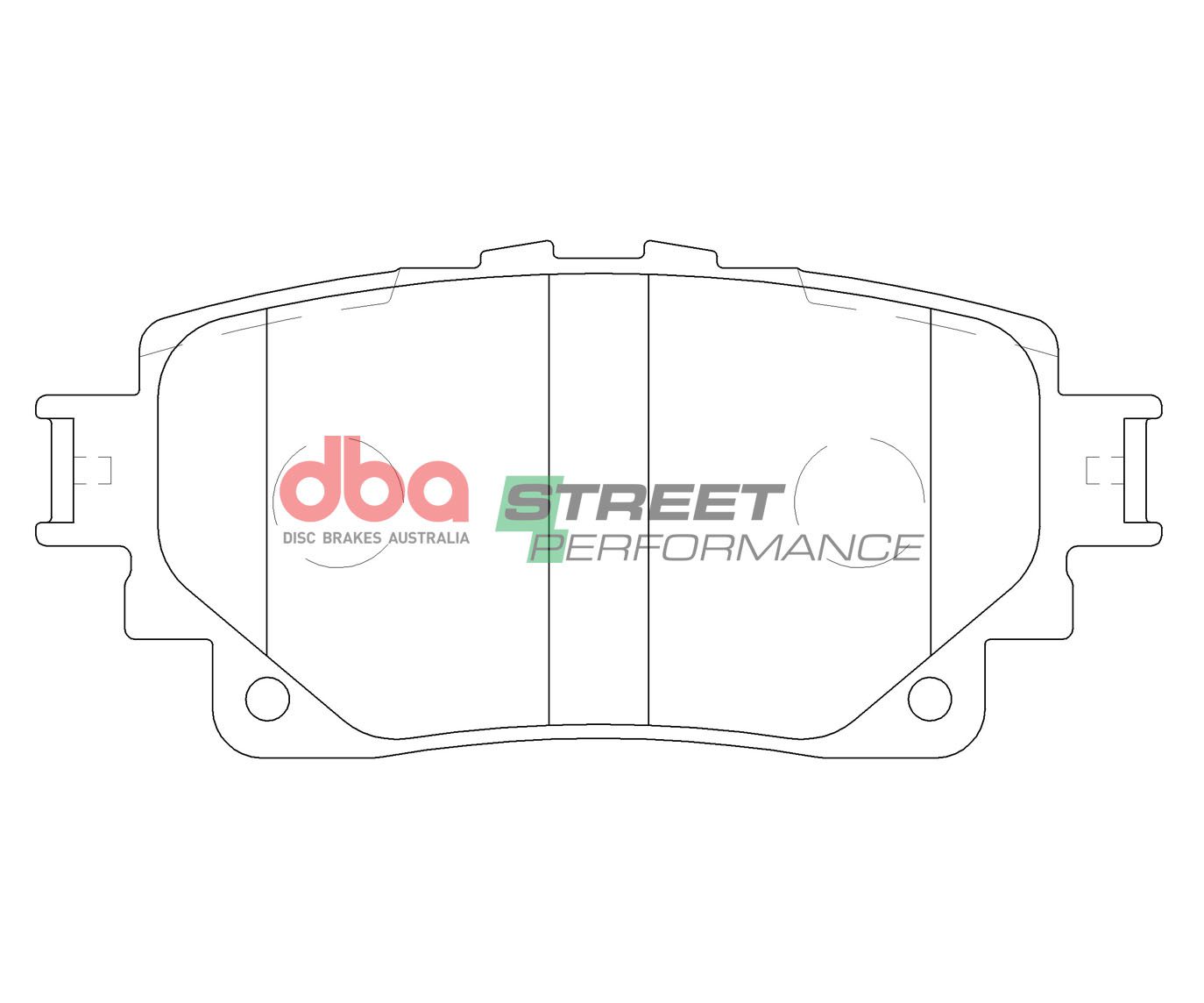 Rear Street Performance Brake Pads