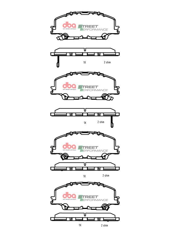 Front Street Performance Brake Pads