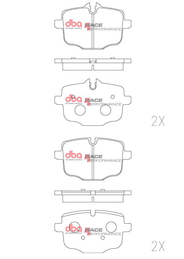 Rear Race Performance Brake Pads