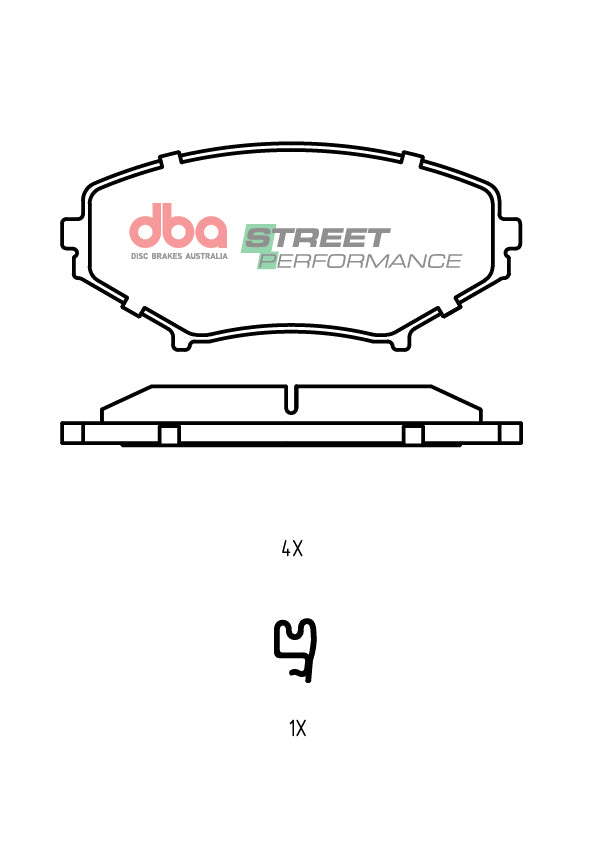 Front Street Performance Brake Pads