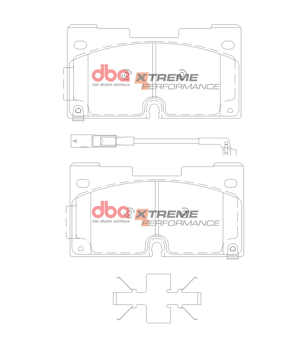 Front Xtreme Performance Brake Pads