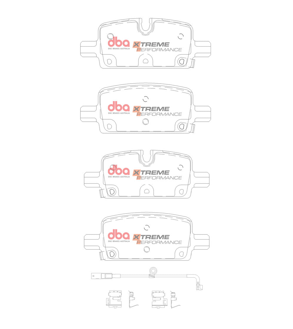 Rear Xtreme Performance Brake Pads