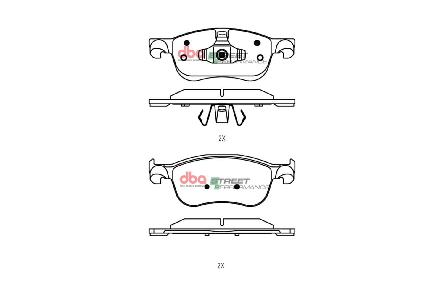 Front Street Performance Brake Pads
