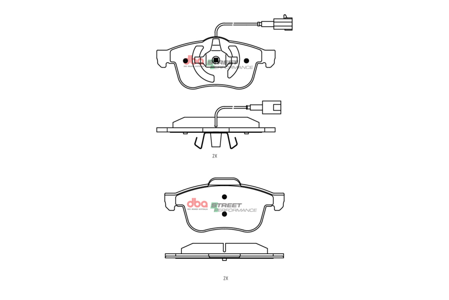 Front Street Performance Brake Pads