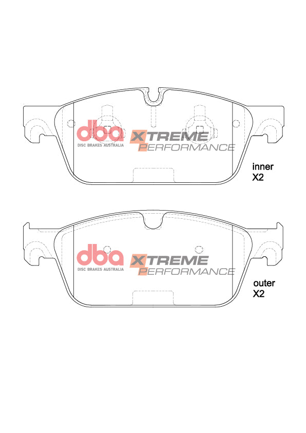 Front Xtreme Performance Brake Pads