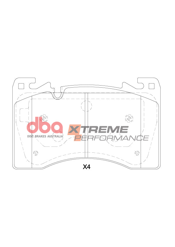 Front Xtreme Performance Brake Pads
