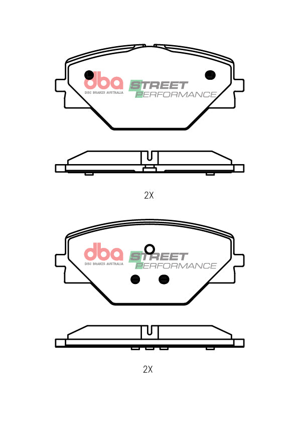 Rear Street Performance Brake Pads