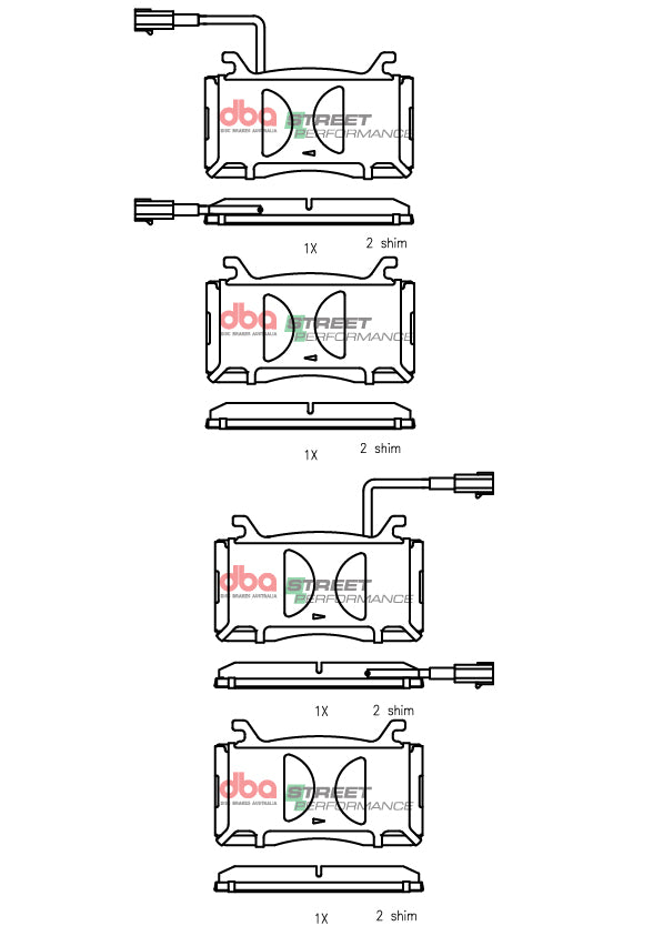 Front Street Performance Brake Pads