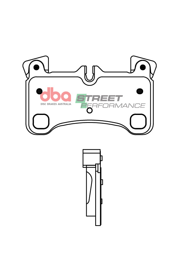 Rear Street Performance Brake Pads
