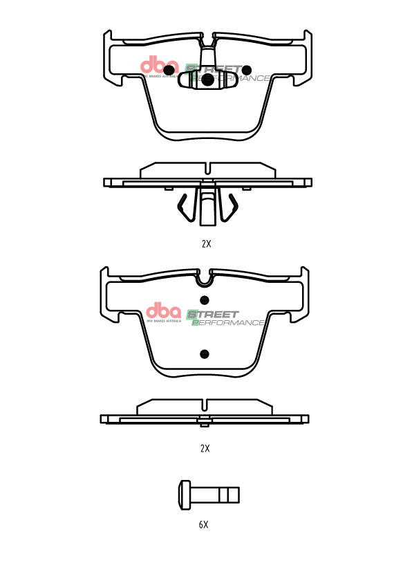Front Street Performance Brake Pads