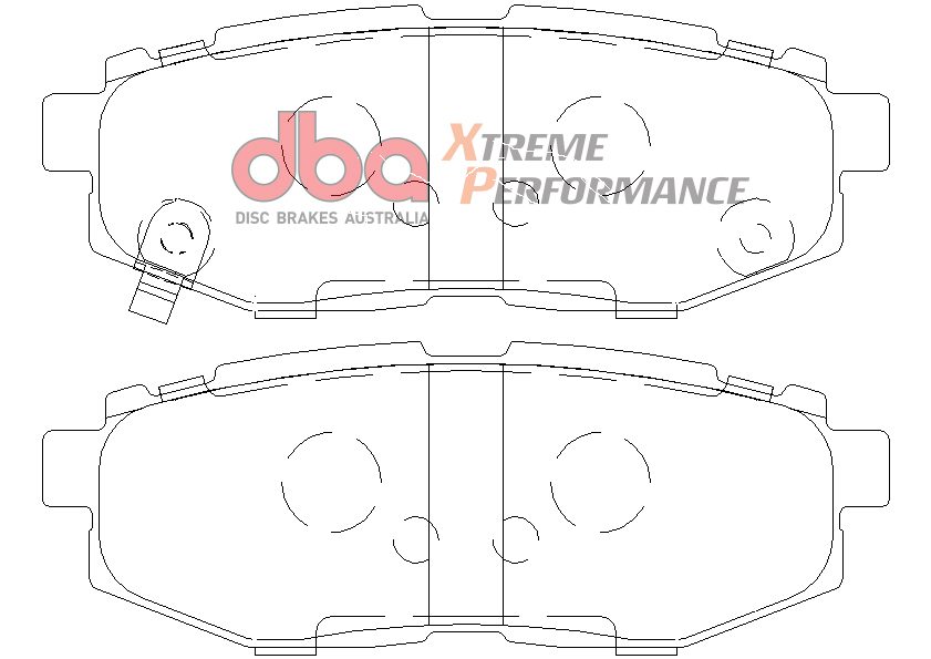 Rear Xtreme Performance Brake Pads