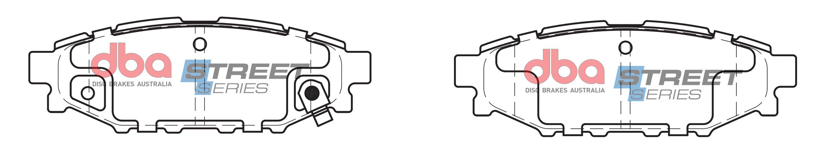 Rear Street Series Brake Pads