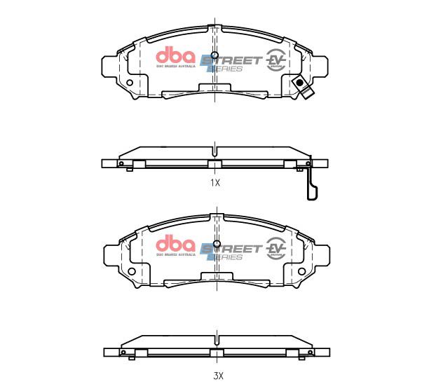 Front Street Series EV Brake Pads
