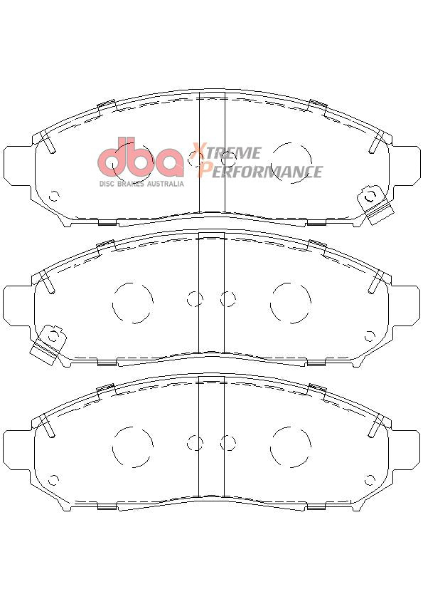 Front Xtreme Performance Brake Pads