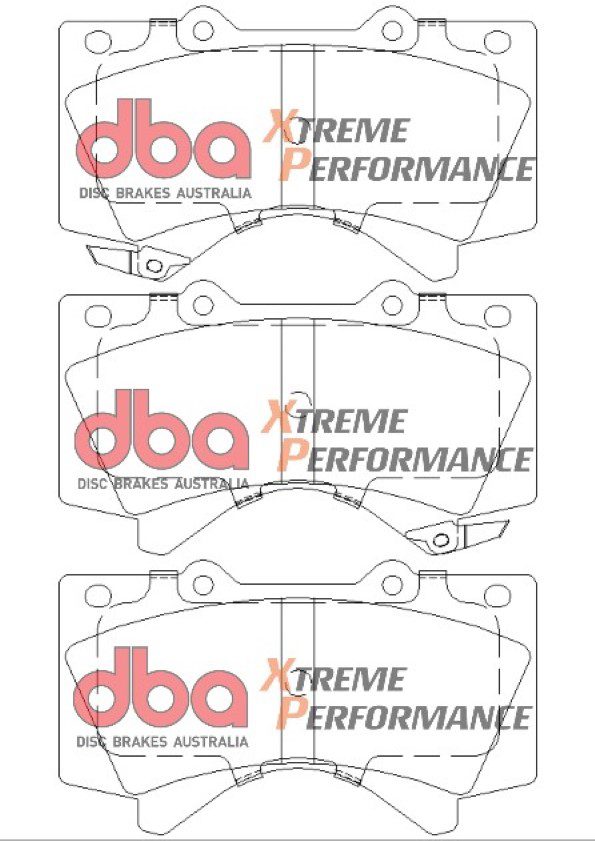 Front Xtreme Performance Brake Pads