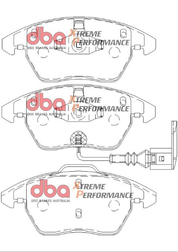 Front Xtreme Performance Brake Pads