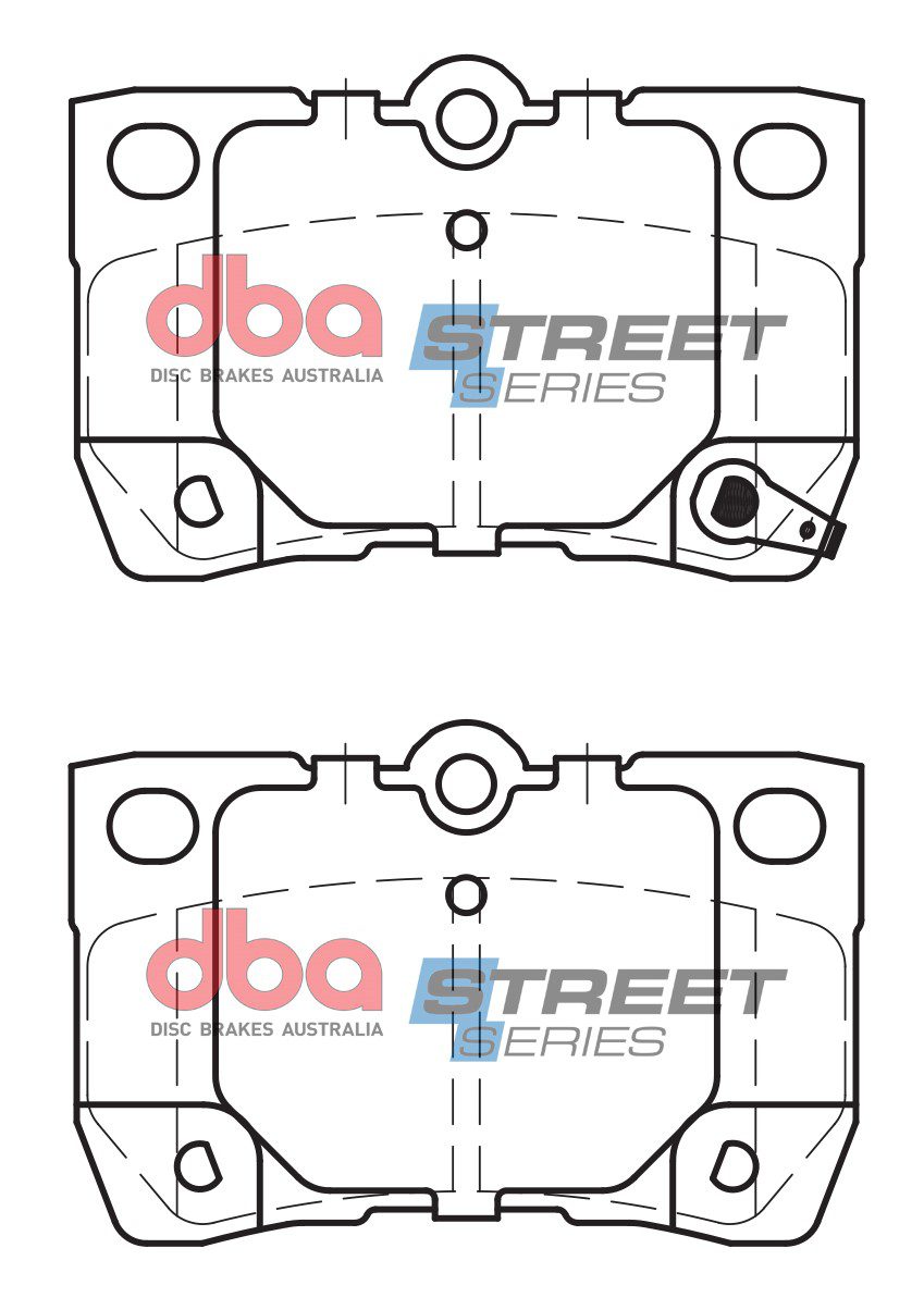Rear Street Series Brake Pads