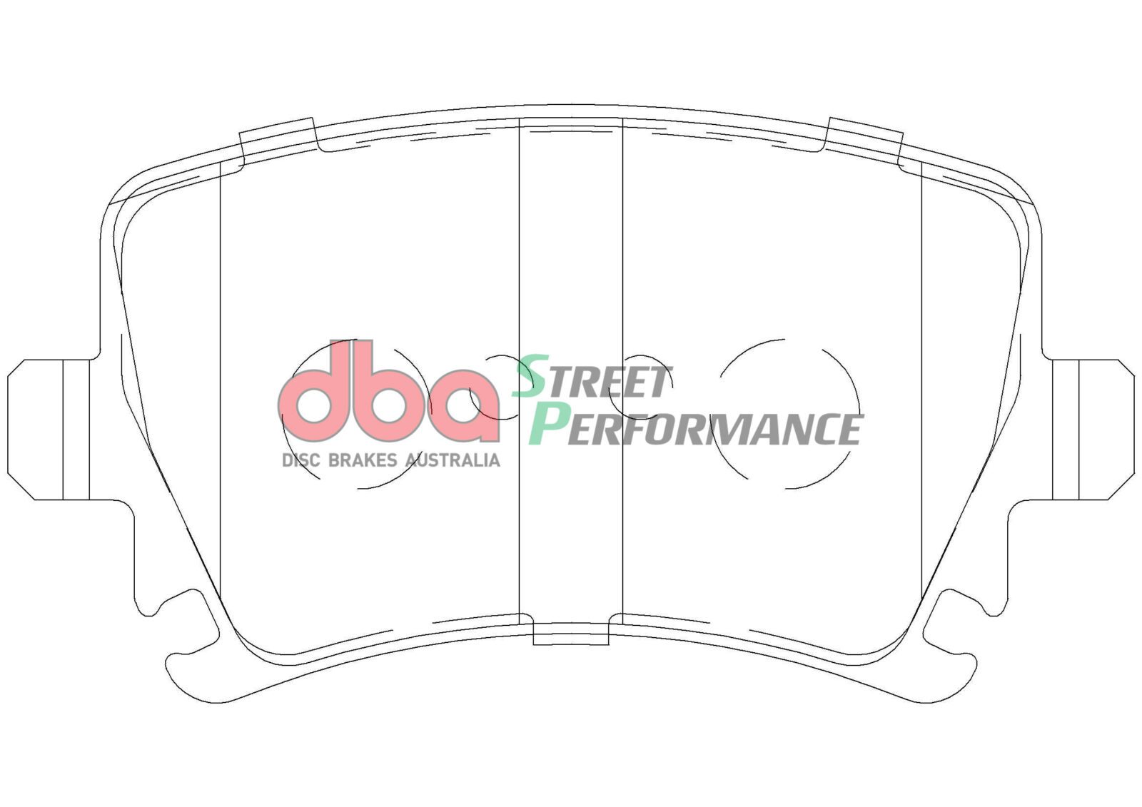 Rear Street Performance Brake Pads