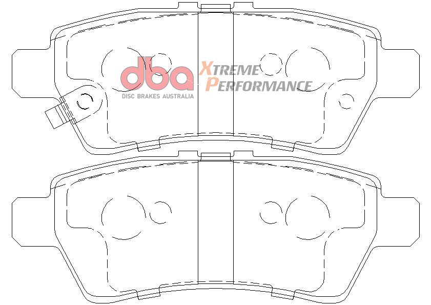 Rear Xtreme Performance Brake Pads