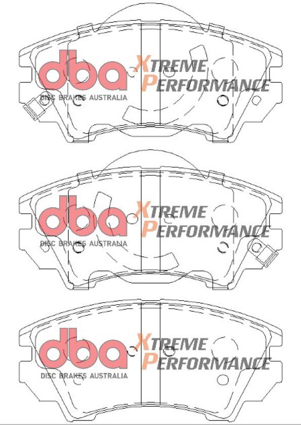 Front Xtreme Performance Brake Pads