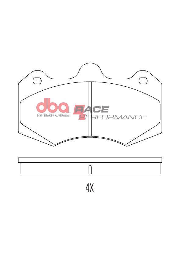 Front & Rear Race Performance Brake Pads