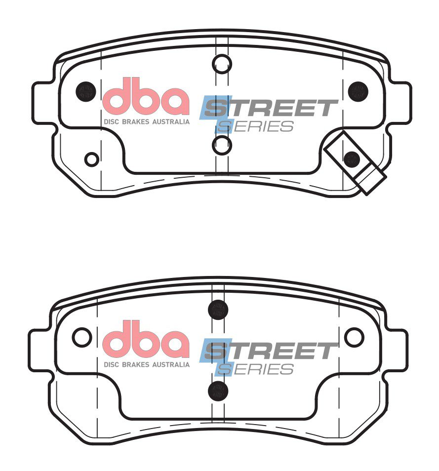 Rear Street Series Brake Pads