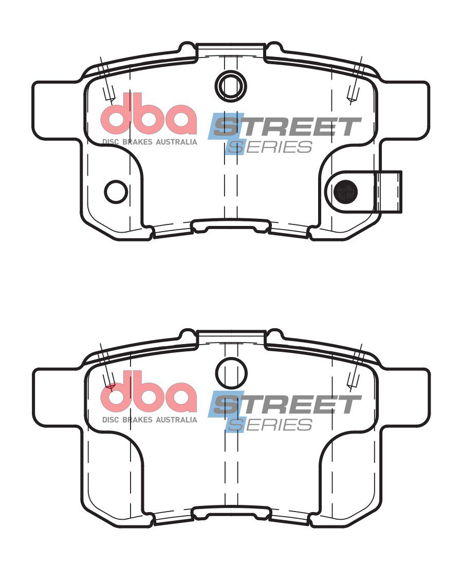Rear Street Series Brake Pads