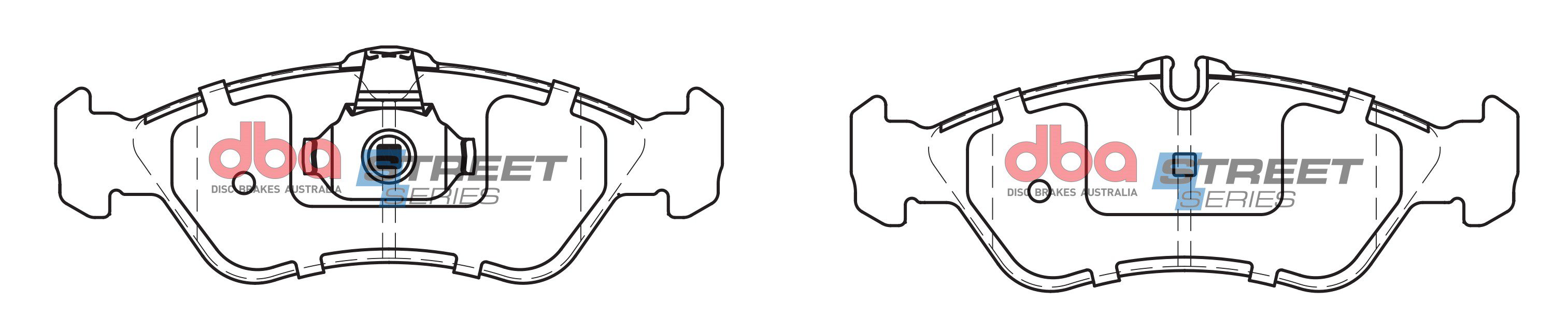 Rear Street Series Brake Pads