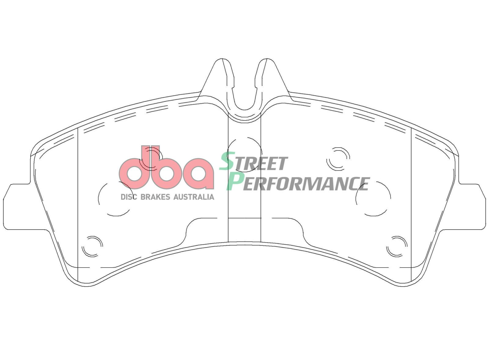 Rear Street Performance Brake Pads