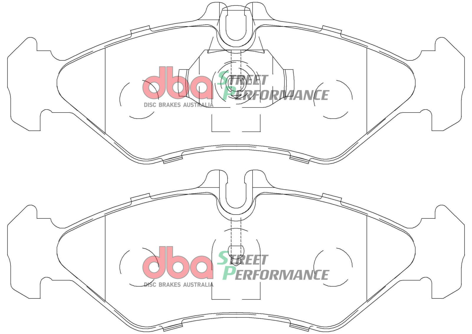 Rear Street Performance Brake Pads