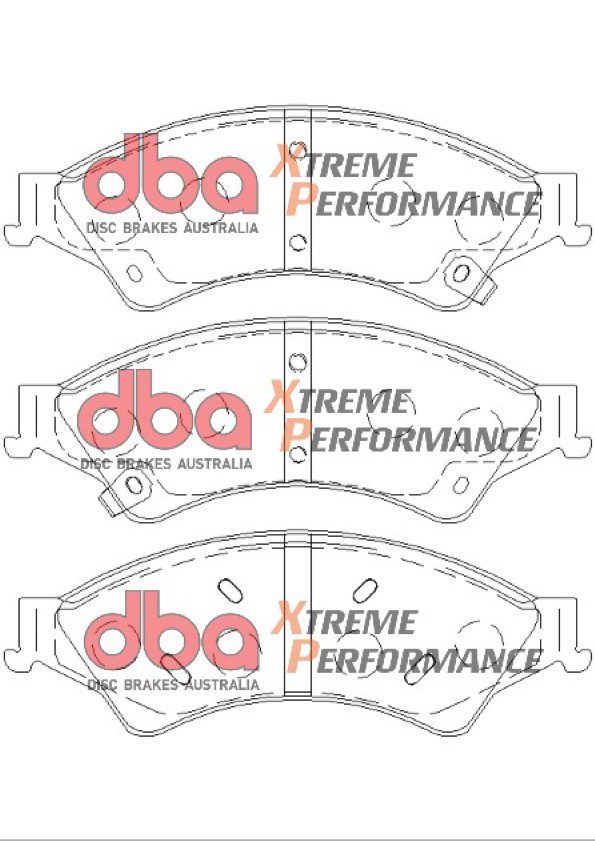 Front Xtreme Performance Brake Pads