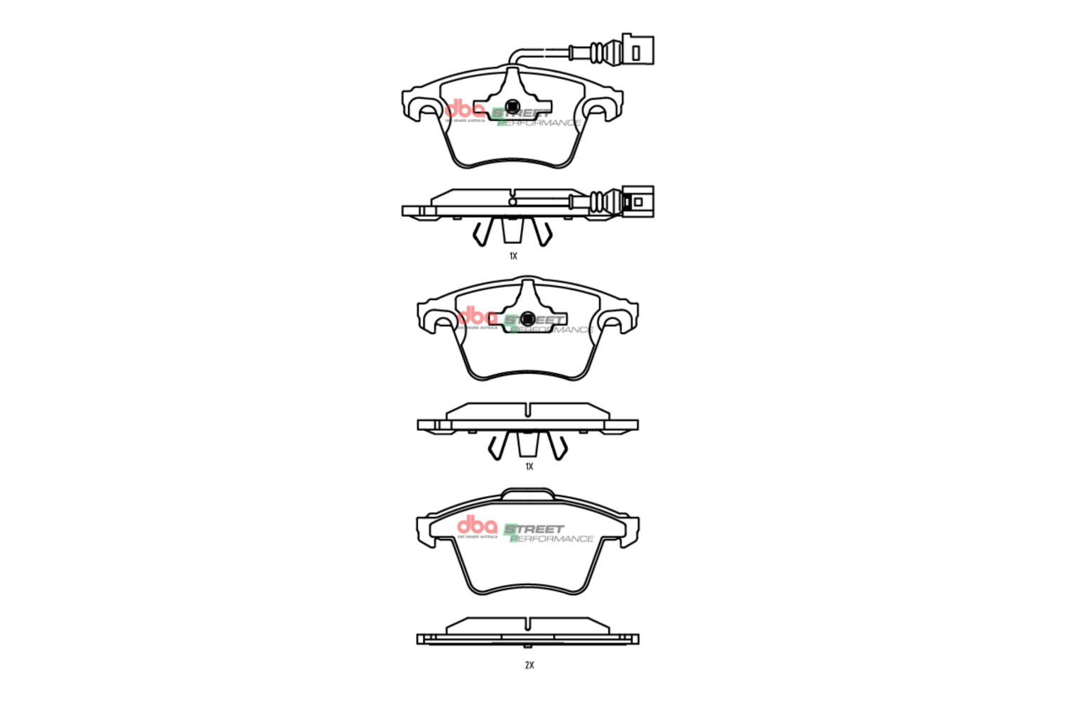 Front Street Performance Brake Pads