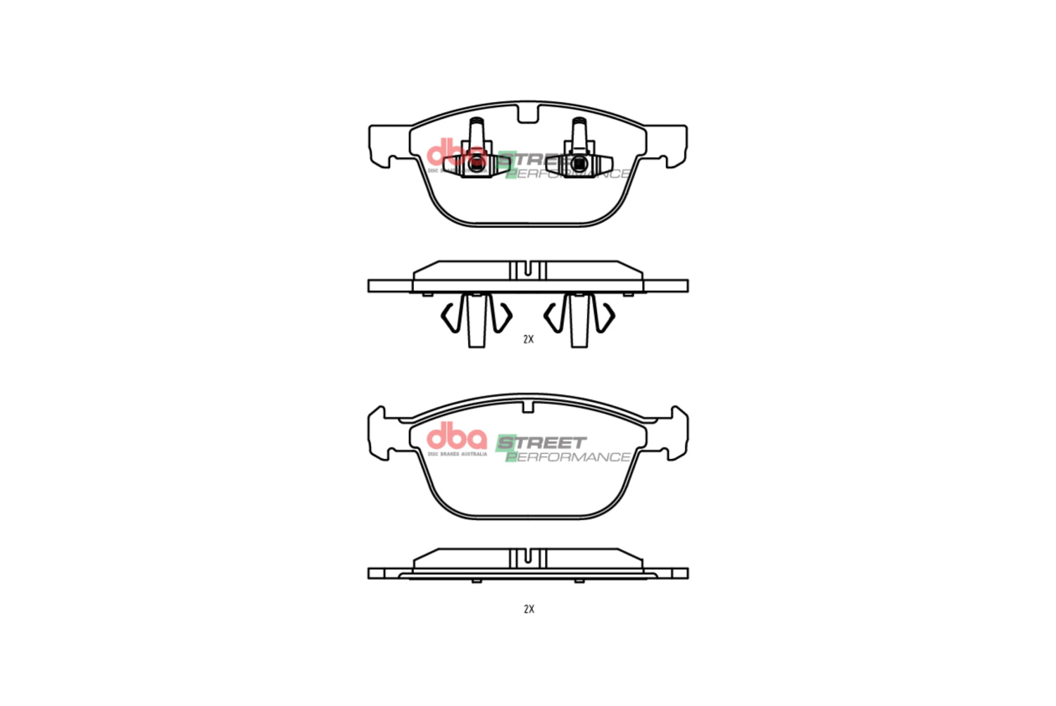Front Street Performance Brake Pads