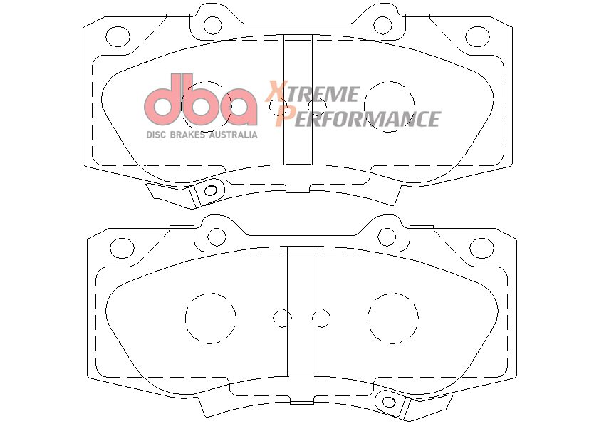 Front Xtreme Performance Brake Pads
