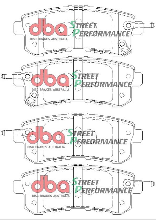Rear Street Performance Brake Pads