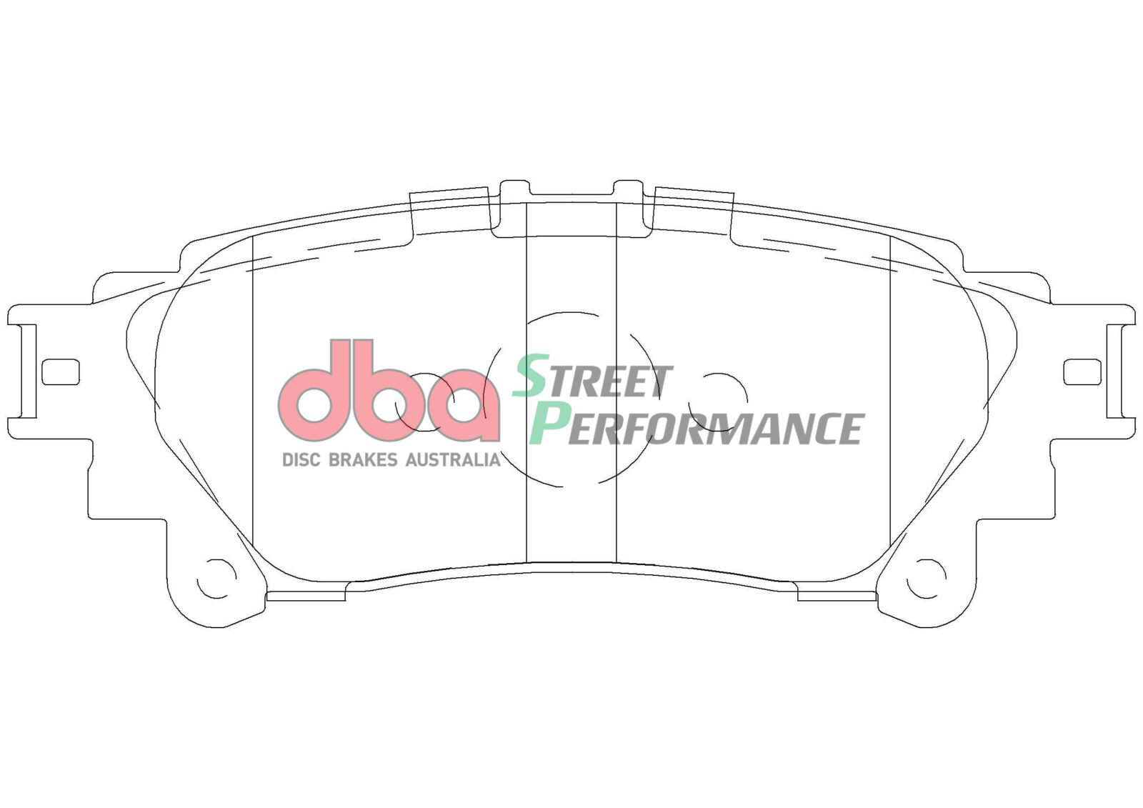 Rear Street Performance Brake Pads